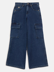 Angelique Wide-Leg Cargo Jeans (7-16)