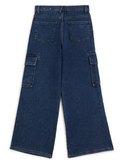 Angelique Wide-Leg Cargo Jeans (7-16)