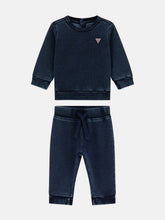 Washed Denim Sweatshirt and Pants (0-24M)