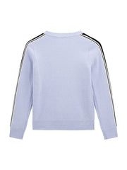 Striped Logo-Tape Sweater (7-16)
