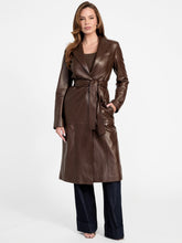 Lana Leather Trench Coat
