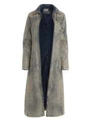 long denim coat