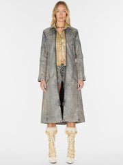 long denim coat