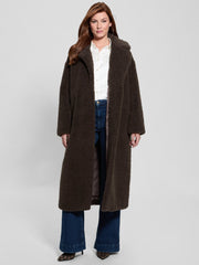Eco Alina Teddy Longline Coat