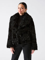 Margot Longline Faux-Fur Coat