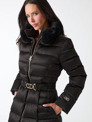 Eco Jastin Quilted Down Midi Jacket