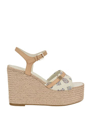 Taani Peony Wedge Heels