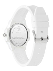 White Analog Silicon Watch