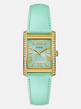 Blue Leather Analog Watch