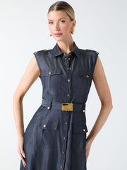 Eco Carla Maxi Denim Dress