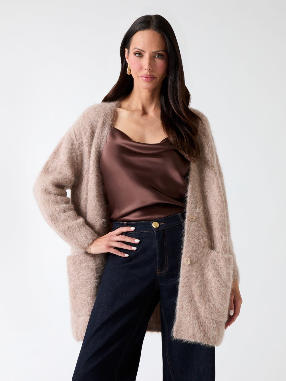 Michaela Alpaca-Blend Cardigan