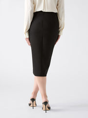 Dalia Buttons Midi Skirt
