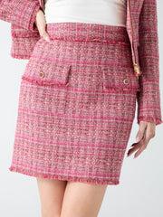 Eco Claudia Tweed Mini Skirt