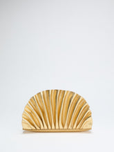Shelly Metallic Leather Clutch