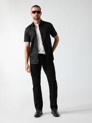 Luxe Stretch Short-Sleeve Shirt