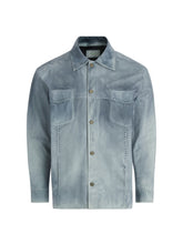 washed suede shirt