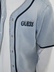 GUESS Originals Denim Baseball Shirt