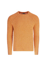 open herringbone sweater