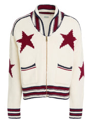jacquard cardigan