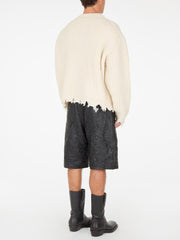 frayed cardigan