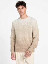 Eco Trey Crewneck Marled Striped Sweater