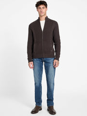 Eco Ryder Waffle-Knit Cardigan