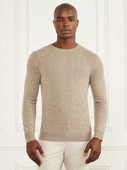 Cashmere-Blend Crewneck Sweater