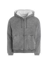 reversible zip hoodie