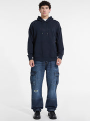 Embroidered Logo Hoodie
