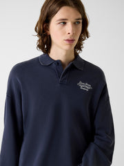 Polo neck sweatshirt