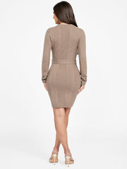 Afrah Pockets Sweater Dress