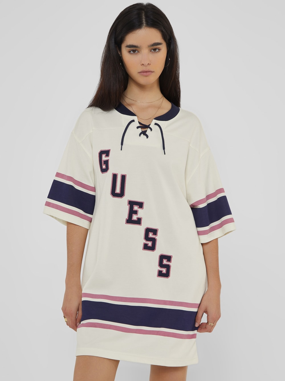 GUESS Originals Hockey Jersey Dress