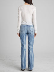 long-sleeve stretch tee