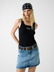 Embroidered Logo Slim Tank
