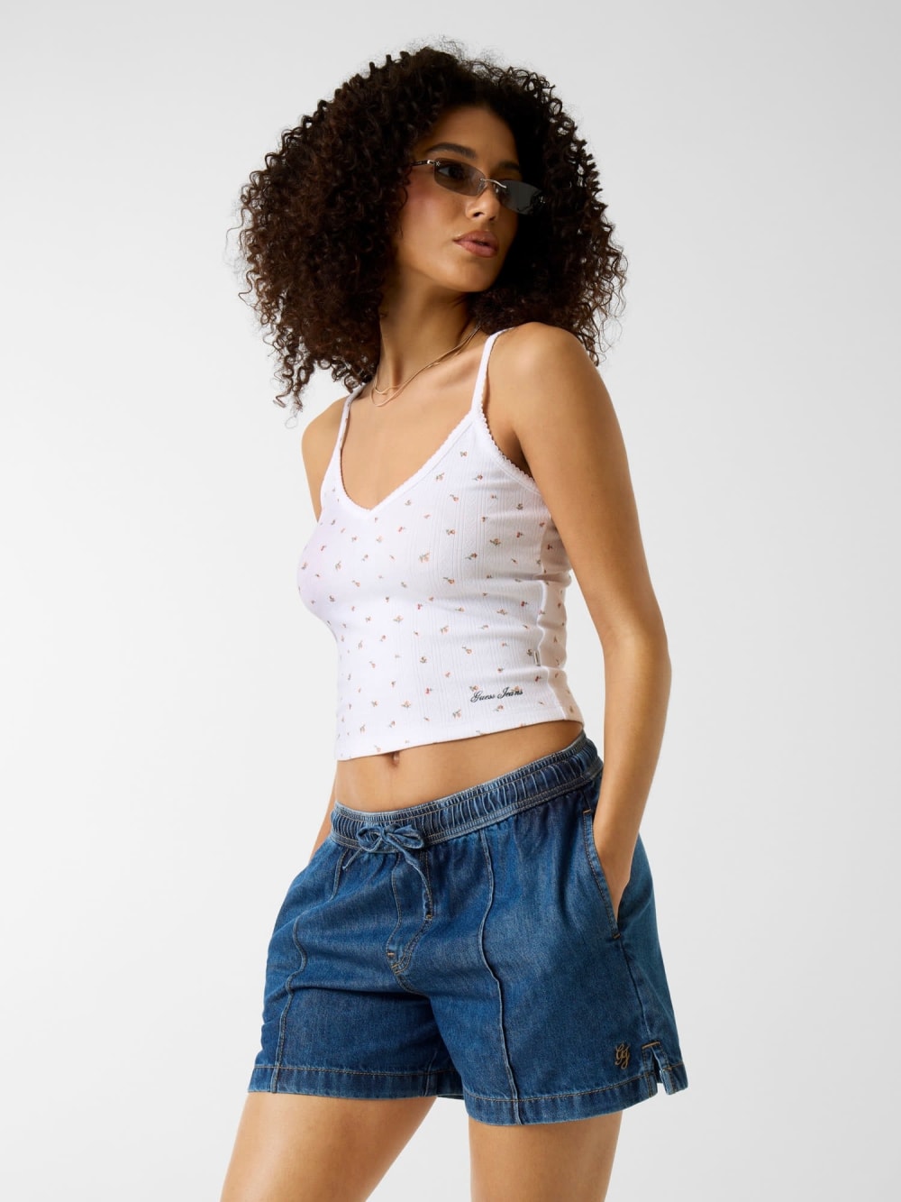 Viscose-blend tank top
