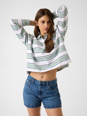 Striped polo