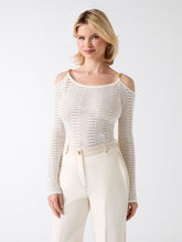 Emma Cold-Shoulder Sweater Top