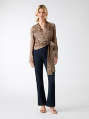 Eco Alanis Printed Wrap Blouse