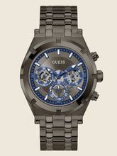 Dark Silver-Tone Multifunction Watch
