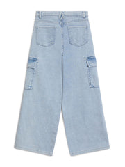 Angelique Wide-Leg Cargo Jeans (7-16)