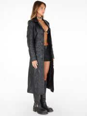 lamb leather coat