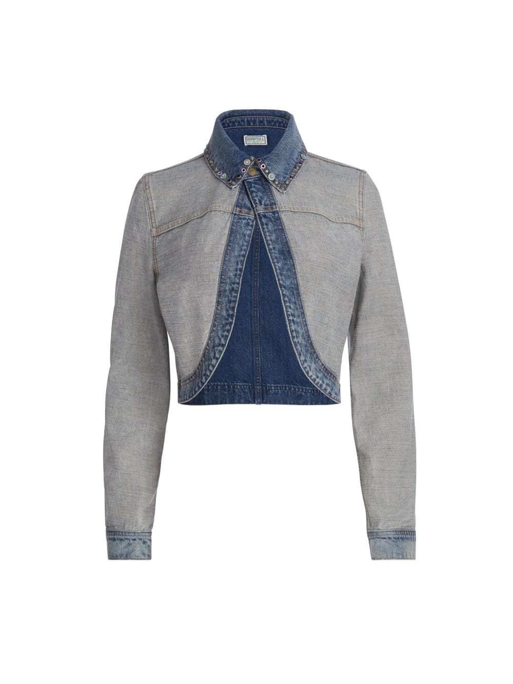 reverse denim jacket
