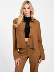 Aria Faux-Suede Jacket