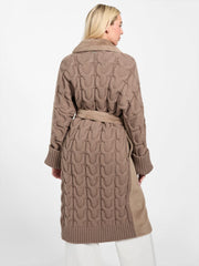 Lucrezia Faux-Fur Knit Coat
