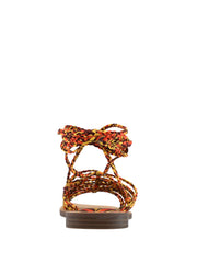 Rayana Strappy Lace-Up Sandals