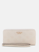 Laurel II Debossed Peony Large Wallet