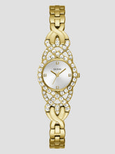 Gold-Tone Crystal Analog Watch