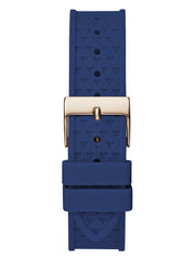 Blue Silicon Multifunction Watch