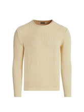 open knit sweater