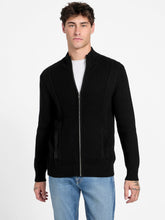 Eco Ryder Waffle-Knit Cardigan